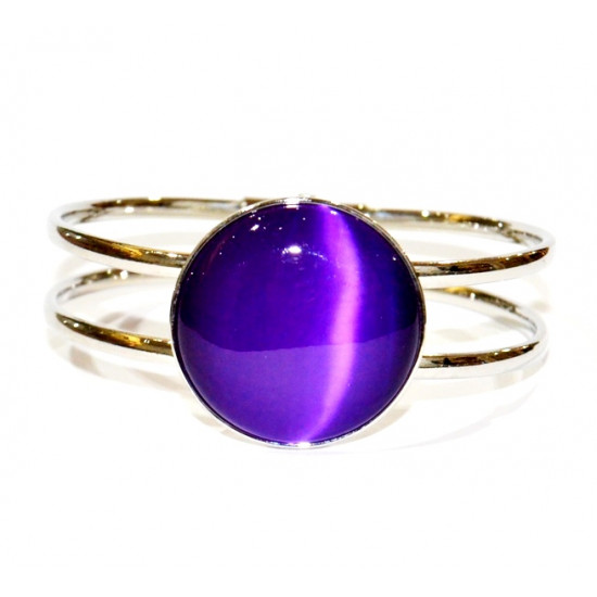 cat eye bracelet violet