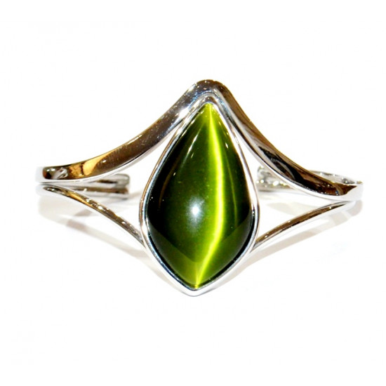 cat eye bracelet green