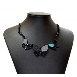 gray butterfly necklace