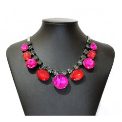pink sum necklace