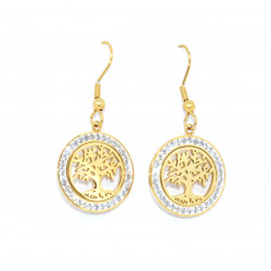 golden tree of life earrings