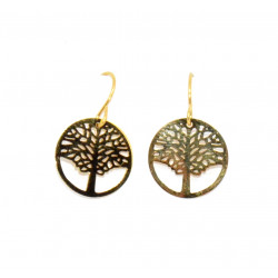 golden tree of life earrings