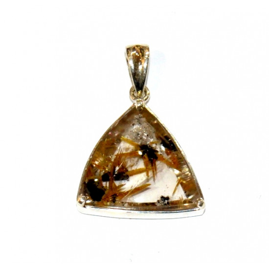 quartz-rutile pendant