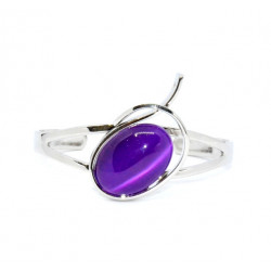 cat eye bracelet violet