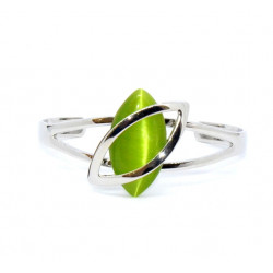 cat eye bracelet green