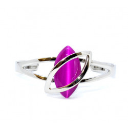 cat eye bracelet fuchsia