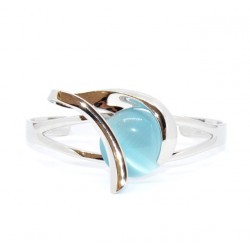 cat eye bracelet blue