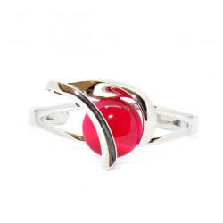 cat eye bracelet raspberry