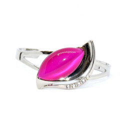 cat eye bracelet fuchsia