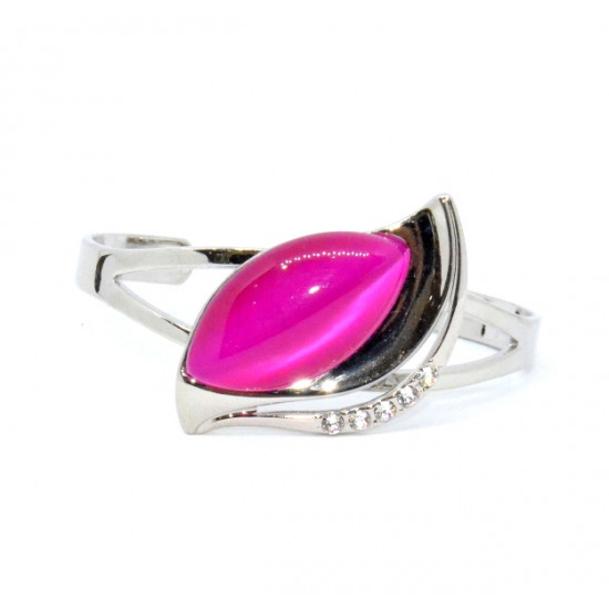 cat eye bracelet fuchsia