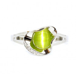 cat eye bracelet green