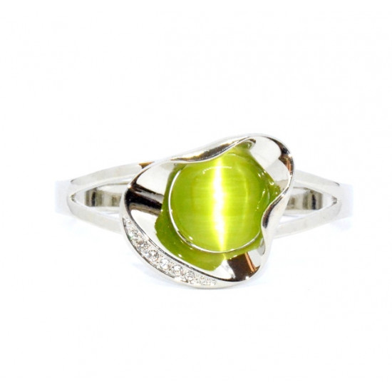 cat eye bracelet green