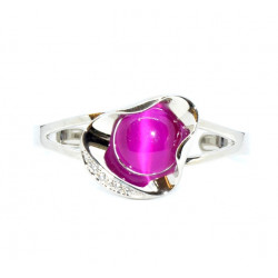 cat eye bracelet fuchsia