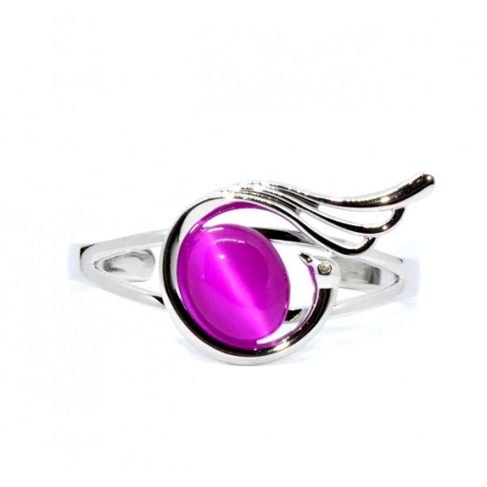 cat eye bracelet fuchsia