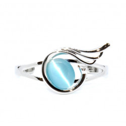 bracelet oeil de chat bleu