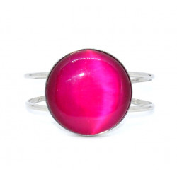 cat eye bracelet fuchsia