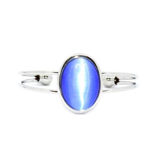 cat eye bracelet blue
