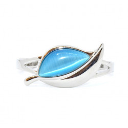 cat eye bracelet blue