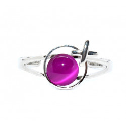cat eye bracelet fuchsia