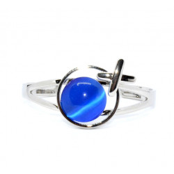 cat eye bracelet blue