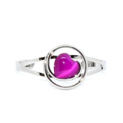 cat eye bracelet fuchsia