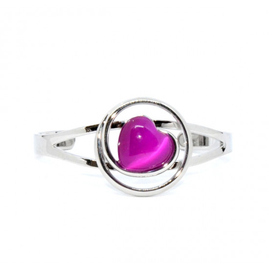 cat eye bracelet fuchsia