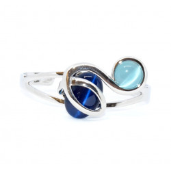 cat eye bracelet blue