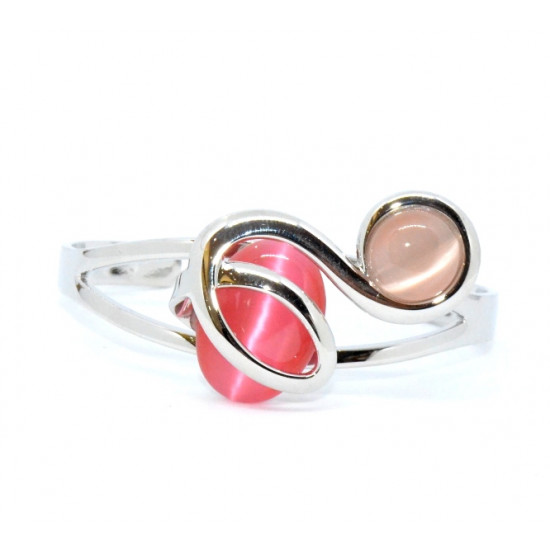 cat eye bracelet pink