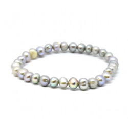 gray pearl bracelet