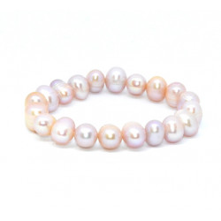 purple cultured pearl bracelet