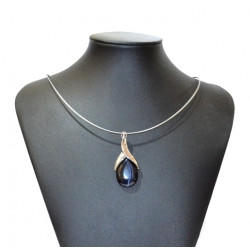 necklace cats eye black