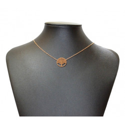 copper tree of life neckalce