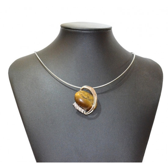 tiger's eye necklace