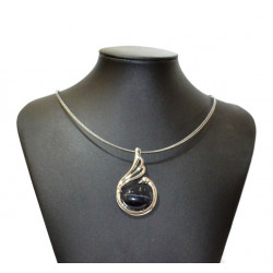 necklace cats eye black