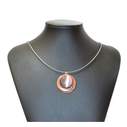 necklace cats eye brown