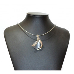 necklace cats eye gray