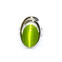 ring cat eye green