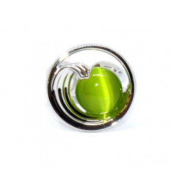 ring cat eye green