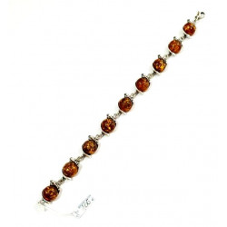 bracelet ambre argent 