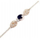 Sterling Silver Sapphire Bracelet B-48-01 Sterling Silver Sapphire Bracelet B-48-01