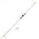 Sterling Silver Amethyst Bracelet B-48-01