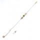 bracelet peridot argent