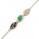 Sterling Silver Emerald Bracelet B-48-01