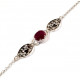 Sterling Silver Ruby B-48-01Bracelet Sterling Silver Ruby B-48-01Bracelet