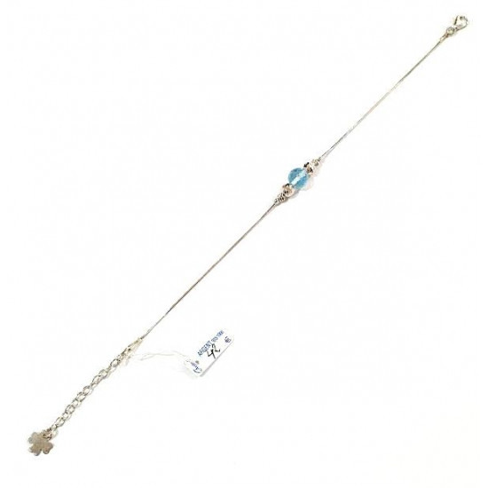 Sterling Silver Moonstone Bracelet B-30-01