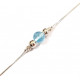 Sterling Silver Moonstone Bracelet B-30-01