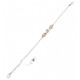 bracelet aigue marine argent