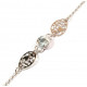 bracelet aigue marine argent