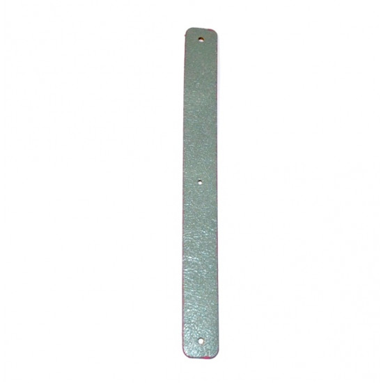 Leather strap 14 mm fuchsia / gray