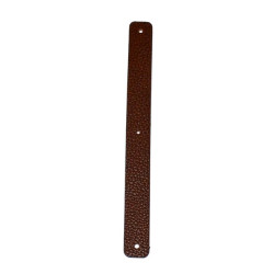 Leather strap 14 mm brown / black